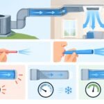 Illustrated guide showing airflow and gauges to clarify what is static pressure in HVAC ducts.